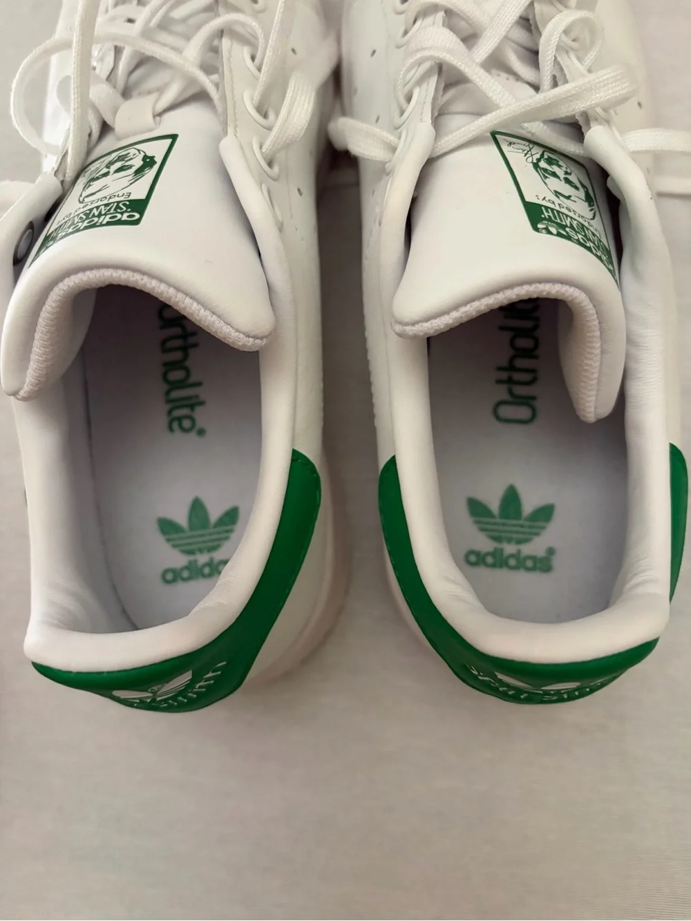 Adidas Originals Stan Smith White Green Sneakers Men’s 5.5 Leather Shoes